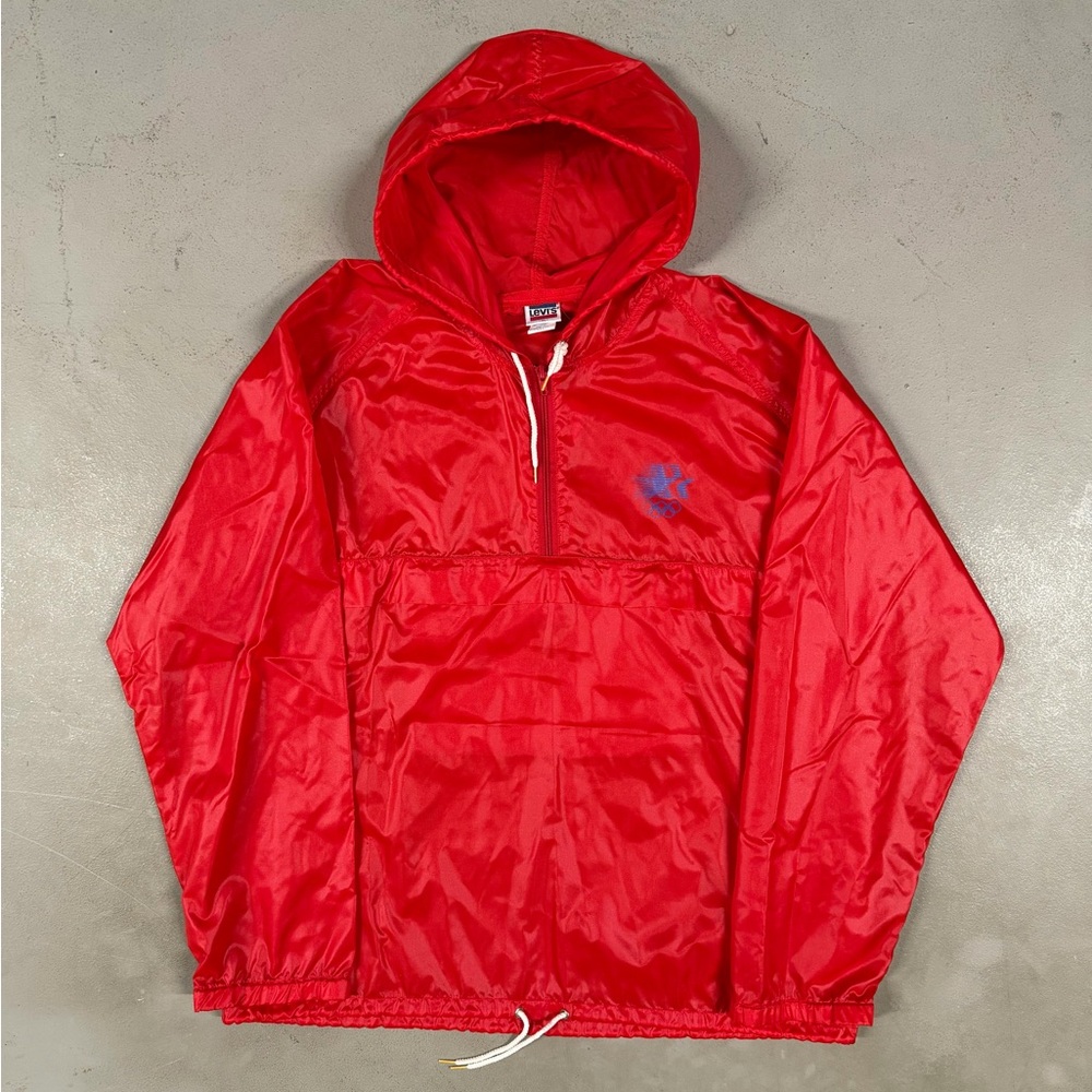 Vintage 80s Levi’s USA Olympics Sportswear Retro Essential Windbreaker Jacket XL